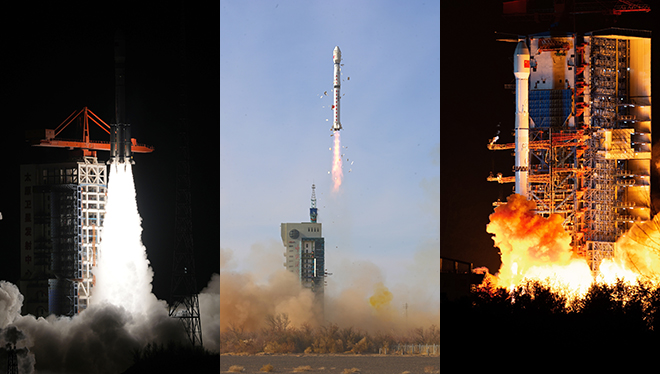 视频丨圆满成功×3 长征系列火箭一日三发