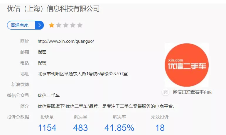 优信没有谷底